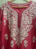 Lakhnavi Modal kurti & Palazzo Set Pink