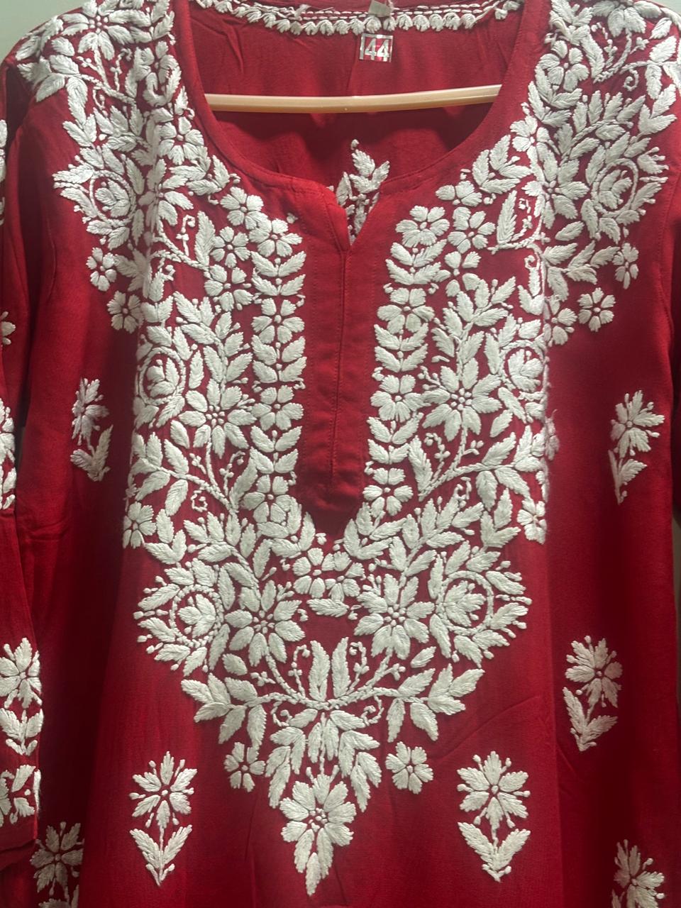 Red  Lakhnawi Modal Set