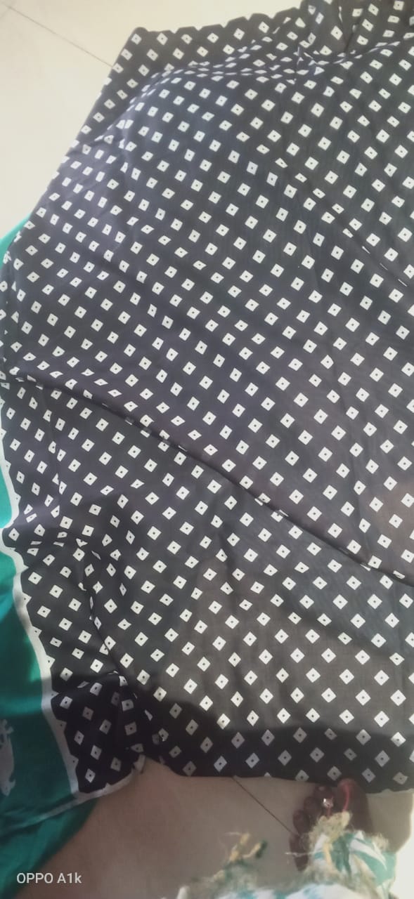 Sea Green mulmul saree